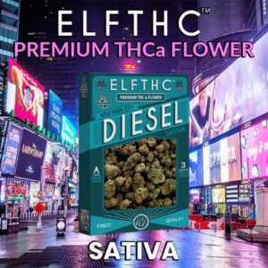 elf thc flower nyc diesel